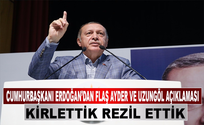 Cumhurbaşkanı Erdoğan Rize’de konuştu Cumhurbaşkanı Erdoğan Rize’de konuştu