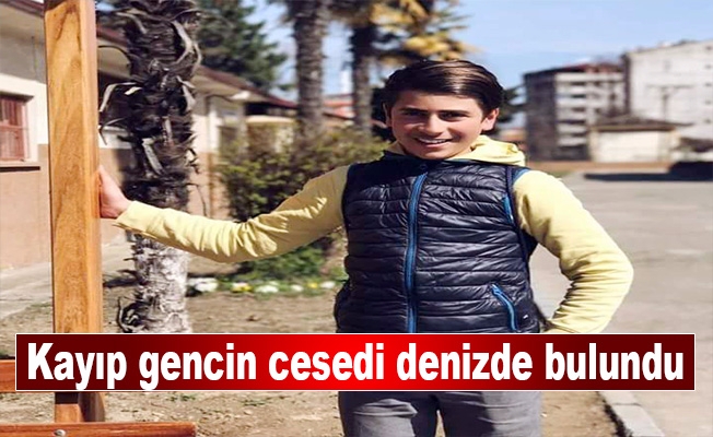 Kayıp gencin cesedi denizde bulundu Kayıp gencin cesedi denizde bulundu