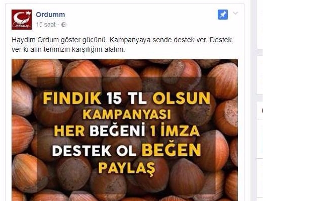 Üreticilerden '15 lira' kampanyası Üreticilerden '15 lira' kampanyası