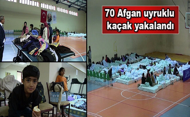 Artvin’de 70 Afgan uyruklu kaçak yakalandı Artvin’de 70 Afgan uyruklu kaçak yakalandı