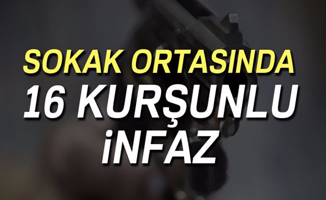 Giresun’da Sokak ortasında 16 kurşunlu infaz Giresun’da Sokak ortasında 16 kurşunlu infaz