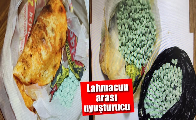 Lahmacun arasında uyuşturucu ele geçirildi Lahmacun arasında uyuşturucu ele geçirildi