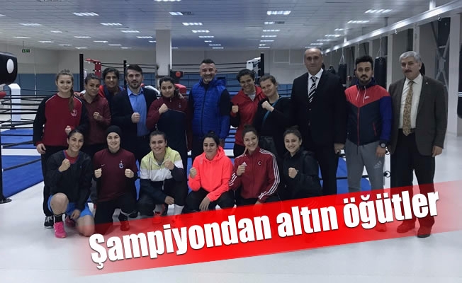 Şampiyondan altın öğütler Şampiyondan altın öğütler