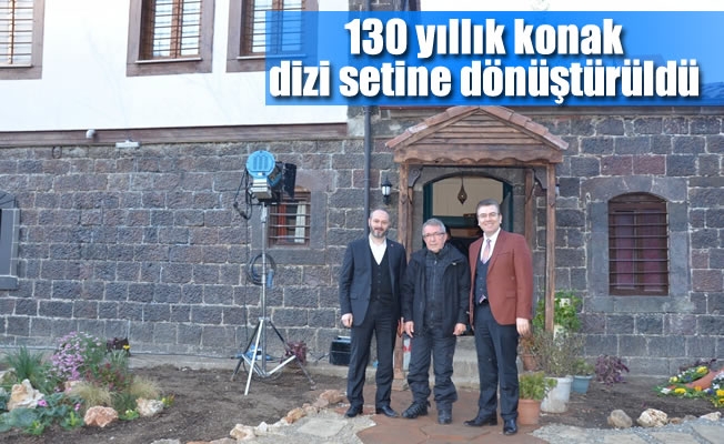 130 yıllık konak dizi setine dönüştürüldü 130 yıllık konak dizi setine dönüştürüldü