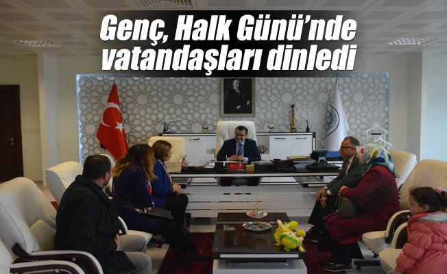Genç, Halk Günü'nde vatandaşları dinledi Genç, Halk Günü'nde vatandaşları dinledi