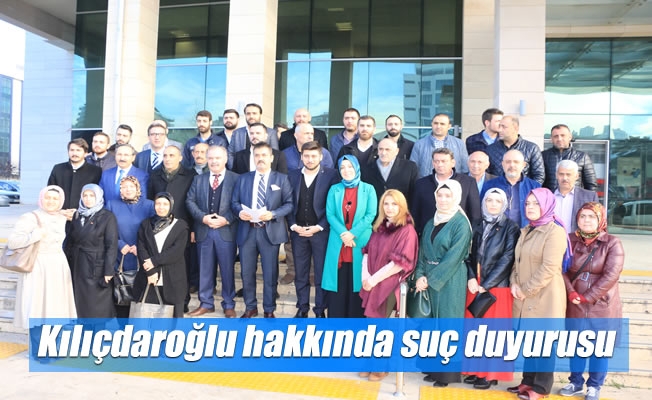 Kılıçdaroğlu hakkında suç duyurusunda bulundular Kılıçdaroğlu hakkında suç duyurusunda bulundular