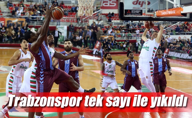 Trabzonspor tek sayı ile yıkıldı Trabzonspor tek sayı ile yıkıldı