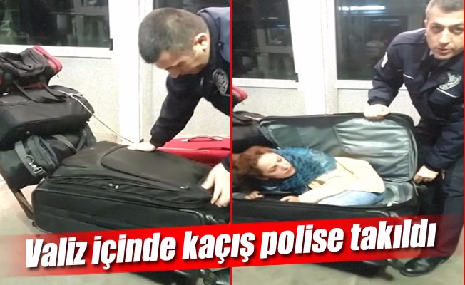 Valiz içinde kaçak geçiş denemelerine bir örnek daha Valiz içinde kaçak geçiş denemelerine bir örnek daha