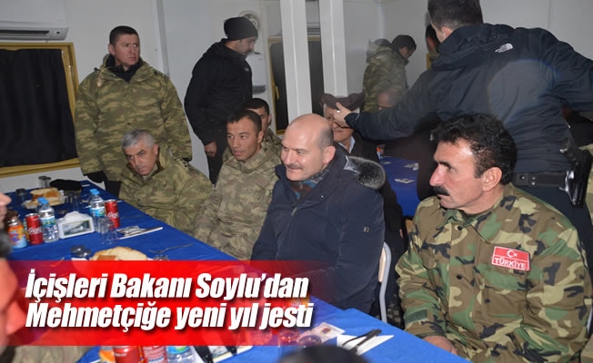 İçişleri Bakanı Soylu’dan Mehmetçiğe yeni yıl jesti İçişleri Bakanı Soylu’dan Mehmetçiğe yeni yıl jesti