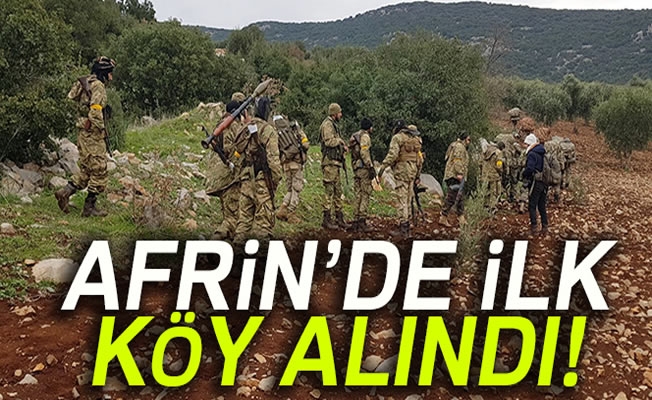 ÖSO, Afrin’de bir köyü aldı