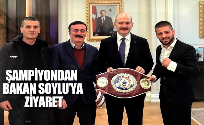 Süleyman Soylu’dan boks sporuna destek Süleyman Soylu’dan boks sporuna destek