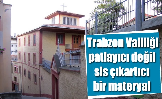 Trabzon Valiliği'nden 'Santa Maria Kilisesi' açıklaması