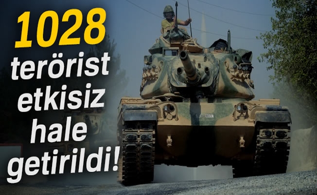 TSK açıkladı! 1028 terörist etkisiz hale getirildi TSK açıkladı! 1028 terörist etkisiz hale getirildi