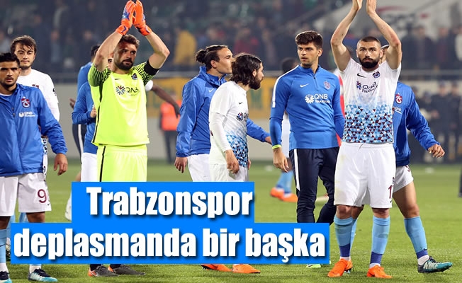 Trabzonspor deplasmanda bir başka
