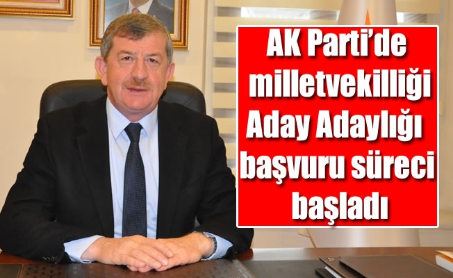 AK Parti’den Milletvekili olmak isteyenler için Aday Adaylığı başvuru süreci başladı.