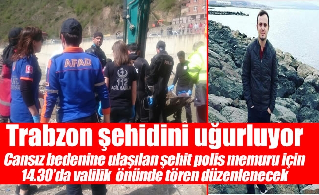 Trabzon şehidini uğurluyor
