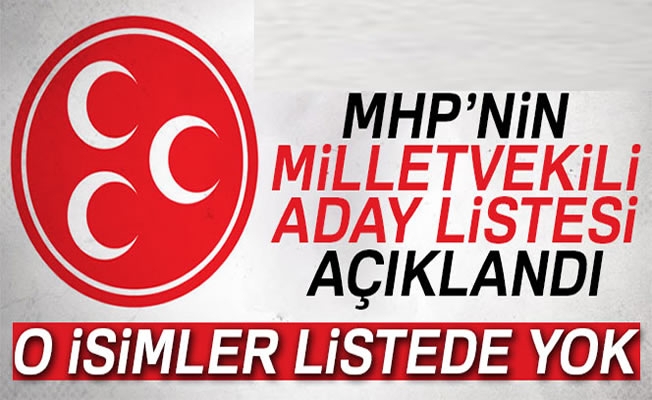 MHP’de milletvekili aday listesi açıklandı