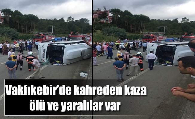 Vakfıkebir'de kahreden kaza Vakfıkebir'de kahreden kaza