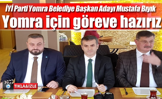 Yomra için göreve hazırız Yomra için göreve hazırız