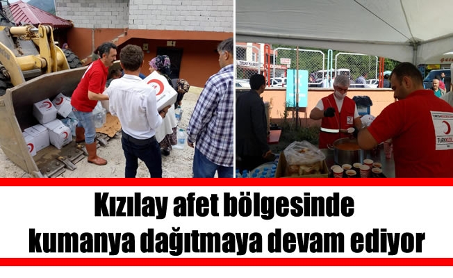 Kızılay afet bölgesinde Kızılay afet bölgesinde