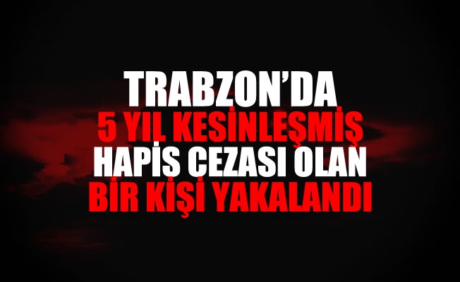 Trabzon'da uyuşturucu ticareti yapan bir kişi yakalandı Trabzon'da uyuşturucu ticareti yapan bir kişi yakalandı