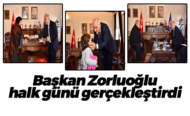 Başkan Zorluoğlu, halk günü gerçekleştirdi Başkan Zorluoğlu, halk günü gerçekleştirdi