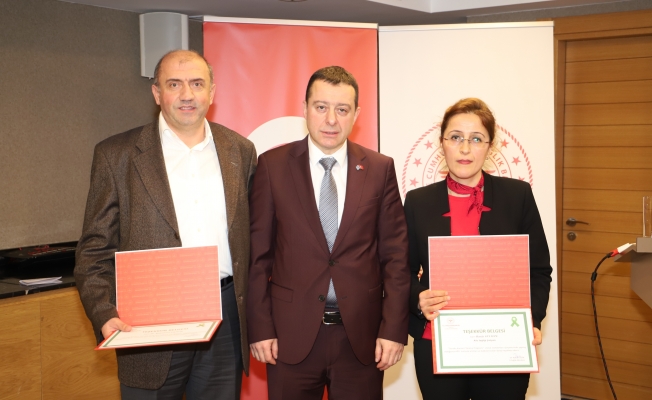 HPV Teşekkür Belgeleri Takdim Töreni
