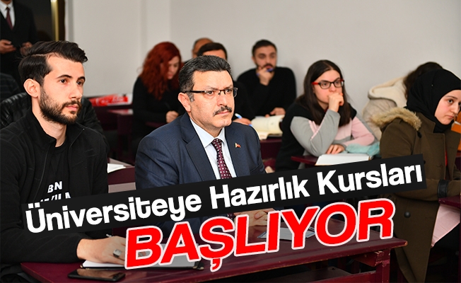 Üniversiteye Hazırlık Kursları Başlıyor Üniversiteye Hazırlık Kursları Başlıyor