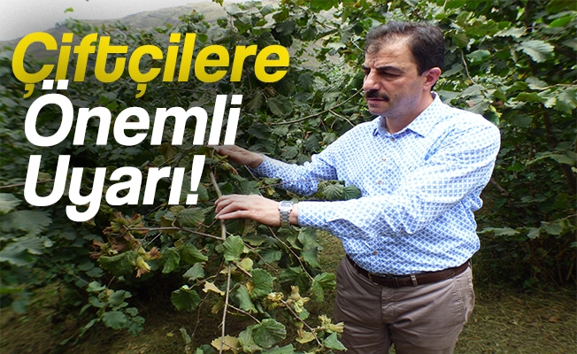 Çiftçilere Önemli Uyarı! Çiftçilere Önemli Uyarı!