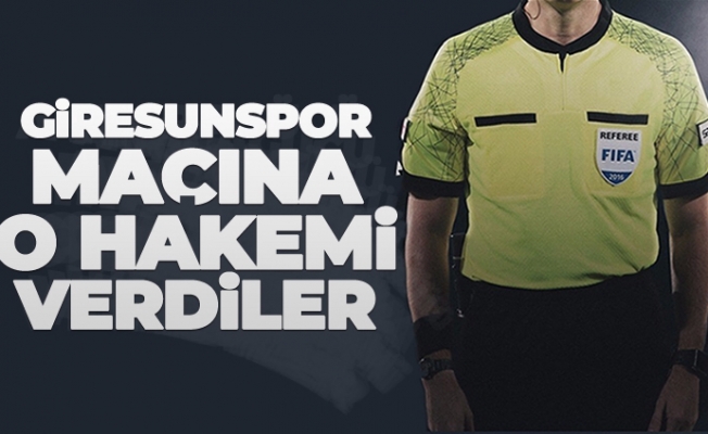 Giresunspor - Trabzonspor maçının hakemi belli oldu