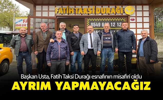 TŞOF Başkanı Usta, Fatih Taksi Durağı esnafının sabah sofrasına misafir oldu TŞOF Başkanı Usta, Fatih Taksi Durağı esnafının sabah sofrasına misafir oldu