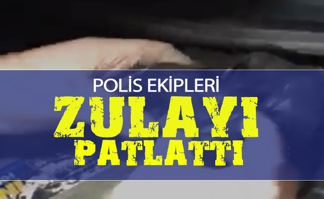 Uyuşturucu zulası bakın nereden çıktı? Uyuşturucu zulası bakın nereden çıktı?