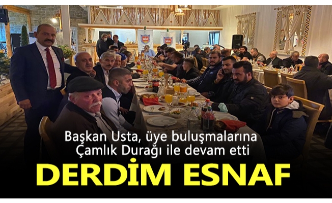 Başkan Usta, üye buluşmalarına Çamlık Durağı ile devam etti Başkan Usta, üye buluşmalarına Çamlık Durağı ile devam etti