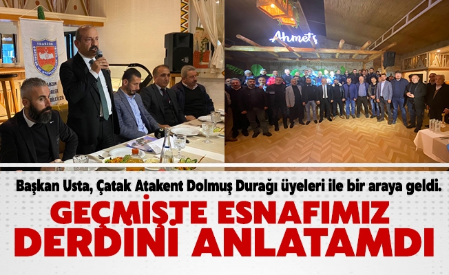 Durak durak üye buluşmalarının dördüncü misafiri Çatak Durağı oldu Durak durak üye buluşmalarının dördüncü misafiri Çatak Durağı oldu