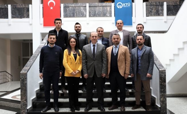 İnşaat Mühendisleri Odası Trabzon Şubesi Heyeti, Rektörümüzü Ziyaret Etti