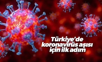 Türkiye’de aşı için ilk adım