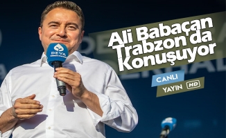 Ali Babacan Trabzon'da Konuşuyor