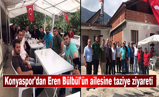 Atiker Konyaspor'dan Eren Bülbül'ün ailesine taziye ziyareti