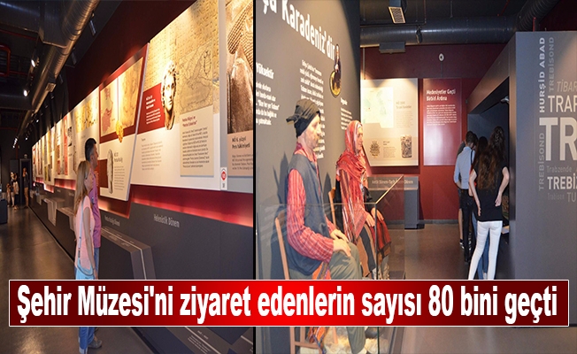 Trabzon'da Şehir Müzesi'ni ziyaret edenlerin sayısı 80 bini geçti