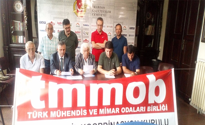 Tmmob Trabzon İlkoordinasyon Kurulu’ndan mahkeme kararına tepki