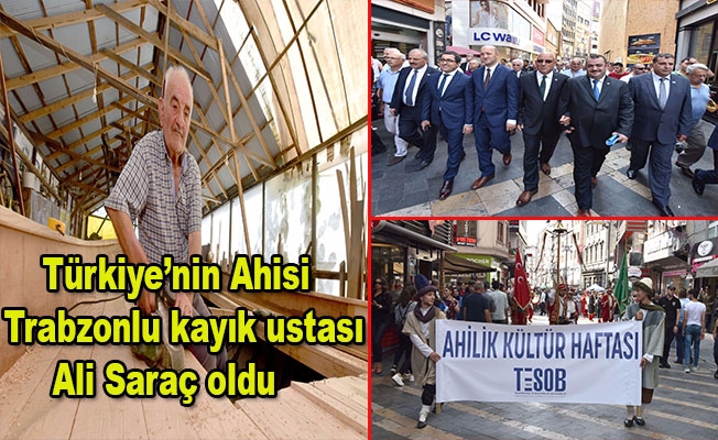 Türkiye’nin Ahisi Trabzonlu kayık ustası Ali Saraç oldu