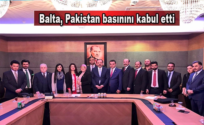 Balta, Pakistan basınını kabul etti