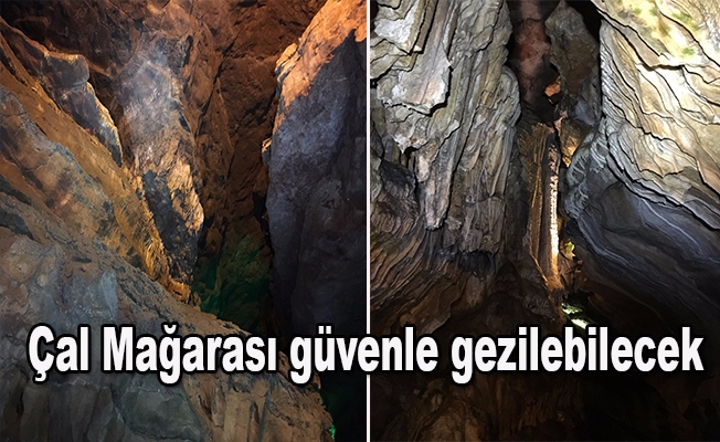 Trabzon Düzköy Çal Mağarası güvenle gezilebilecek