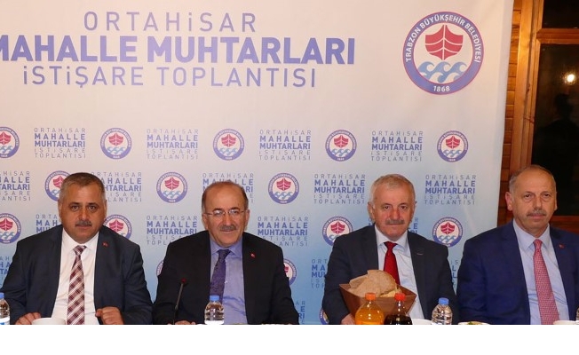 Trabzon şehir merkezi, muhtarlarla masaya yatırıldı
