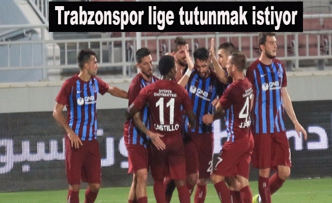 Trabzonspor lige tutunmak istiyor