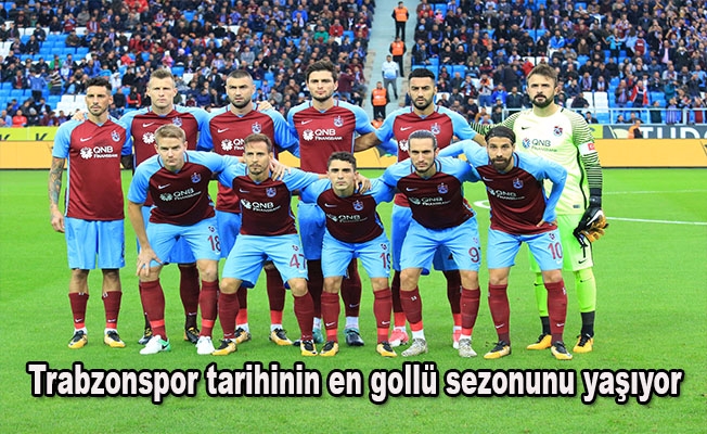 Trabzonspor tarihinin en gollü sezonunu yaşıyor