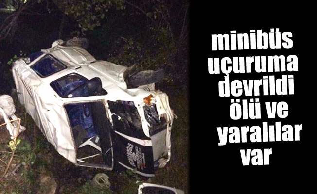 Giresun’da minibüs uçuruma devrildi: 1 ölü, 5 yaralı