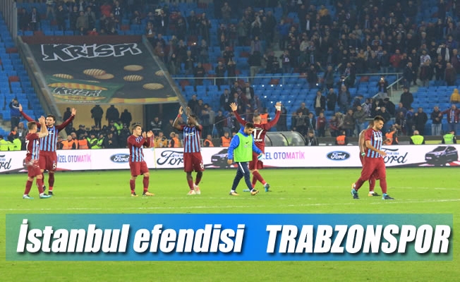 İstanbul efendisi Trabzonspor