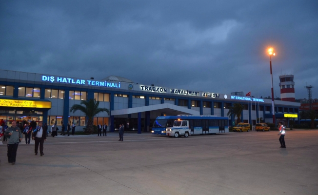 Pist çalışmaları Trabzon Havalimanı'nı kullanan yolcu sayısını olumsuz etkilemedi