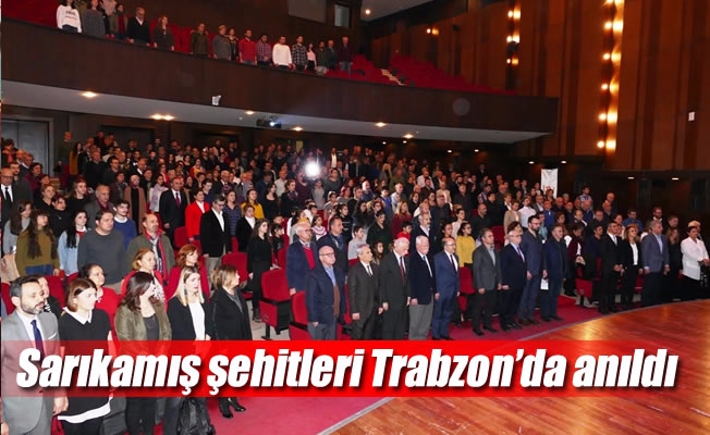 Sarıkamış şehitleri Trabzon’da anıldı